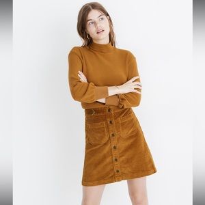 Madewell corduroy skirt